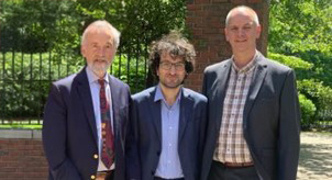 NIDA INVEST Fellow Ilia Nadareishvili with mentors Dr. Jeffrey Samet and Dr. Karsten Lunze