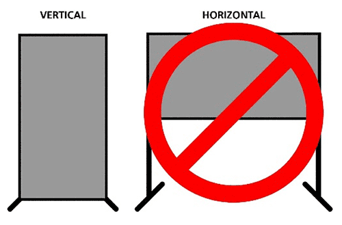 Poster session layout diagram