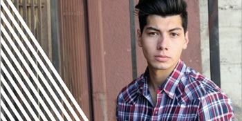 Image of teen looking serious