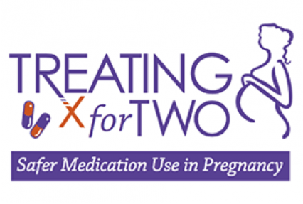 Treating for Two logo - safer medication use in pregnancy