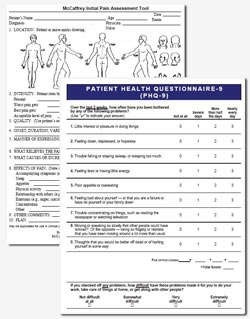 Patient Health Questionnaire Form