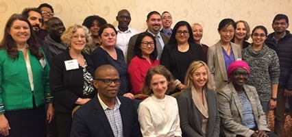 U.S. and international experts discussed substance abuse issues with Hubert H. Humphrey Fellows in November.