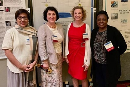 Maria Melgar, Philippines; Irina Pinchuk, Ukraine; Kimberly Johnson, ICUDDR; Beatrice Kathungu, Kenya