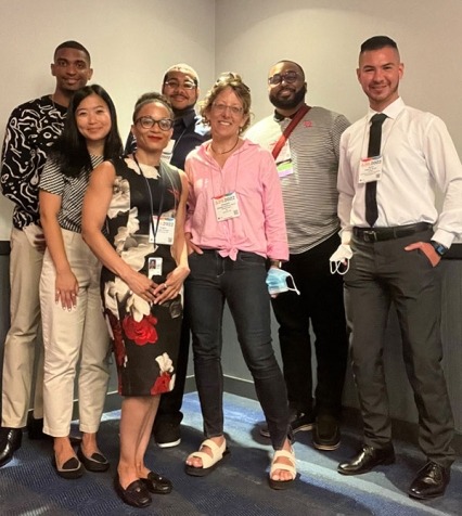 2022 Meet & Greet with NIDA staff and NIDA Diversity Scholars Travel Program awardees at the American Psychological Association (APA) Conference.