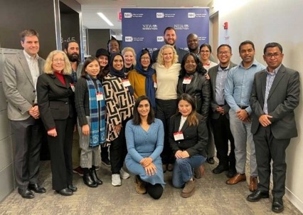 NIDA INVEST and Hubert H. Humphrey Fellows at an orientation event