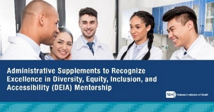 NIH DEIA Mentorship Supplements website header
