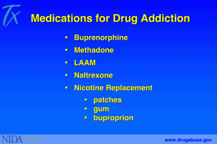 Medications for Drug Addiction