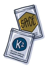 Dibujos de sobres de Spice y K2.