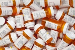 bottles of prescription medications