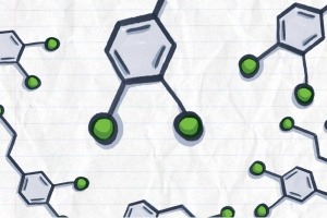 Illustration of molecules