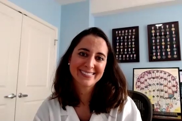 A female NIDA scientist talking in the video What is Addiction?