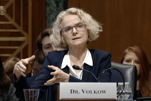 Dr. Volkow giving congressional testimony